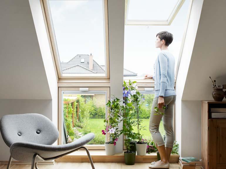 Lokalizacja okien dachowych w sypialni zależy od Twoich indywidualnych upodobań.