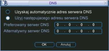 STRUKTURA MENU I OPIS DOSTĘPNYCH FUNKCJI Ustawienia zaawansowane sieci: Interfejs ustawień zaawansowanych jest pokazany na rysunku 5-8 w dolnej części.