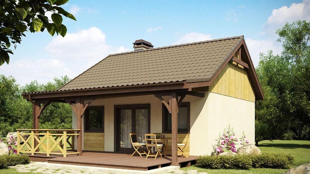 Projekt Z60 Pow. użytkowa: 38,00 m2 Wymiary domu: 5,70 m x 8,10 m Cieszymy się z zainteresowania przez Państwa Naszą ofertą domu Z60.