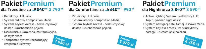 0 TDI, SCR 150 KM (110 kw) 6 biegów 118 290 131 190 146 090 2.0 TDI, SCR 150 KM (110 kw) DSG 7 - stopniowa - 140 390 155 290 2.0 TDI, SCR, 4MOTION 150 KM (110 kw) 6 biegów - 139 290 154 190 2.