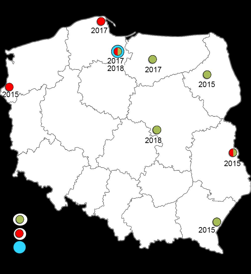 WYSTĘPOWANIE Występowanie szakala złocistego na terenie