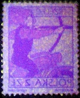 Papier importowany angielski z luminoforami fluorescencyjnymi w warstwie powłoki pigmentowej. TR - od kwietnia 1997 do dziś.