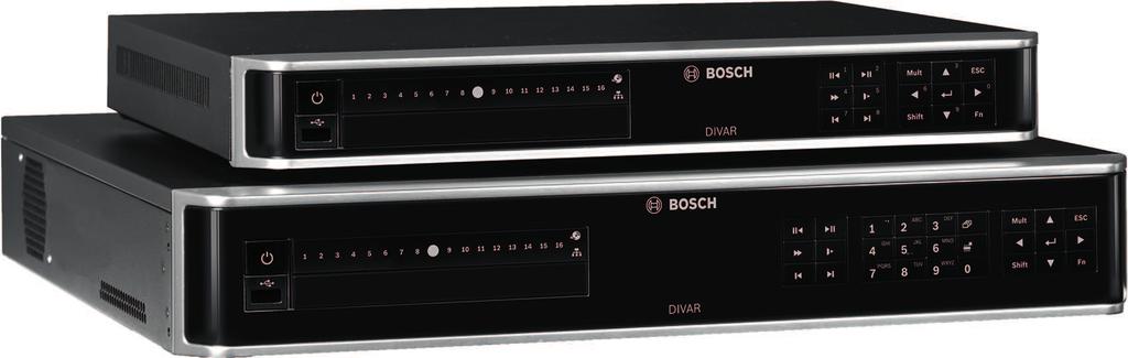 DIVAR 2000 / DIVAR 3000 / DIVAR 5000 Network /