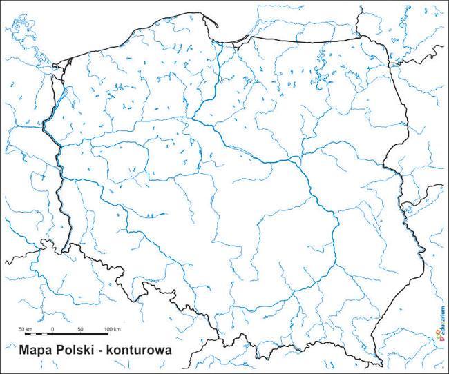 14. Na podstawie mapy podaj trzy obszary niedoborów wody na terenie Polski i określ ich przyczynę.