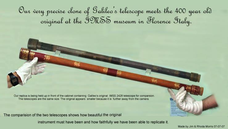 Galileusz był jednym z pierwszych, którzy używali teleskopu do obserwacji gwiazd, planet i księżyca. W 1610 r. wykorzystując części teleskopu skonstruował ulepszony mikroskop.