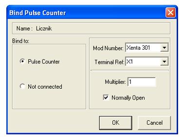 1.3 CNT - Digital Input - Pulse Counter Wejście cyfrowe Zliczanie impulsów Fizyczny sygnał DI CNT Blok zlicza fizyczne sygnały cyfrowe (impulsy, np.