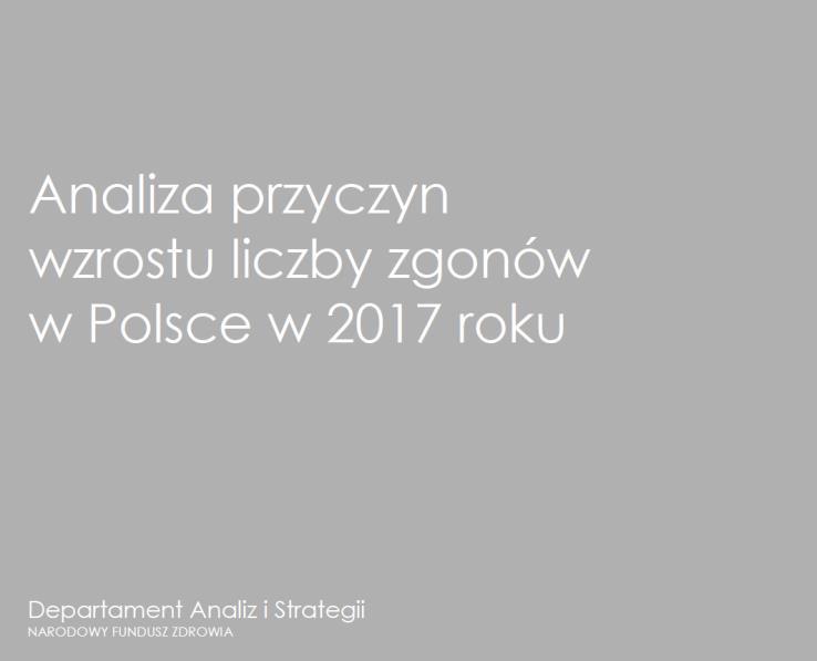 Potencjalną przyczyną wzrostu liczby zgonów w styczniu 2017 roku jest skokowe pogorszenie jakości powietrza, które