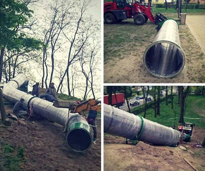 INWESTYCJE Dostawa wraz z montażem plenerowych urządzeń muzycznych i zjeżdżalni na Plantach J. Pawła II w Rawiczu Wykonawca: Educarium Sp. z o.o., ul.