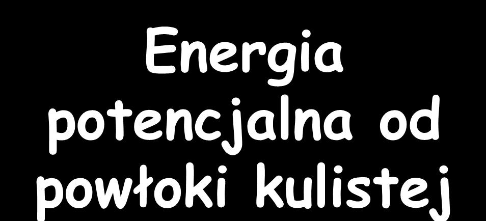 Po zóżniczkowaniu wzou cosinusów mamy: Enegia potencjalna od paska: de p d d sin M 7.XII.