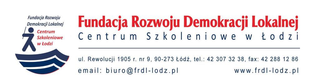 FRDL Centrum Szkoleniowe w Łodzi zaprasza w dniu 29 maja 2018 roku na szkolenie na temat: Kluczowe aspekty realizacji projektów unijnych w perspektywie 2014-2020 (kwalifikowalność, luka finansowa,