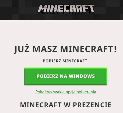 Po pobraniu pliku instalacyjnego zainstaluj aplikację Minecraft na swoim komputerze.