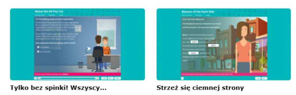 Przystosowane do każdej grupy wiekowej Zbudowane wokół znanych kontekstów i sytuacji Napisane w przystępnym języku