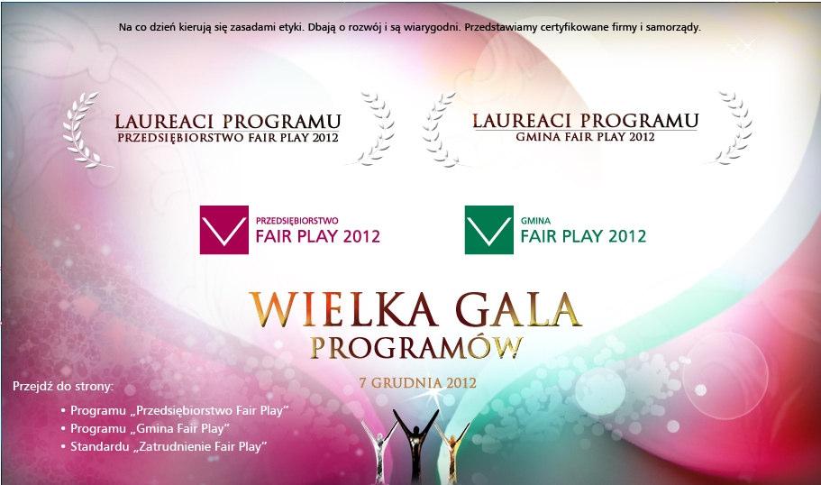 Wraz z Krajową Izbą Gospodarczą nominujemy Laureatów programu do różnego rodzaju nagród W 2012 roku nominowaliśmy wraz z Krajową Izbą Gospodarczą firmy do dwóch nagród: 3 firmy (Laureaci programu