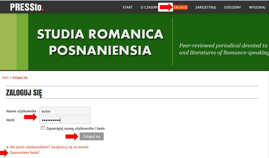 Logowanie Logowanie jest niezbędne, aby otrzymać dostęp do swojego konta.