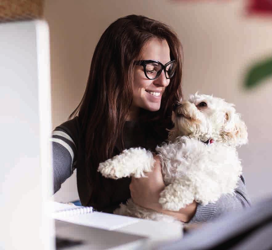 Milenialsi mają nowe oczekiwania na to co tworzy dobrą równowagę między życiem prywatnym a zawodowym, i dla nich Pets at Work jest 3-cim