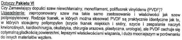 Odpowiedź: Zamawiający wymaga, aby Wykonawca dostarczył asortyment zgodny z SIWZ.