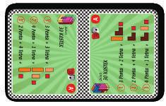 = = V Y 6 W X 5 W Y Gra toczy się przez pojedynki. POJEDYNKI D Z użyciem kart z obwódką w biało-czarną kratkę na zielonym tle A i A.