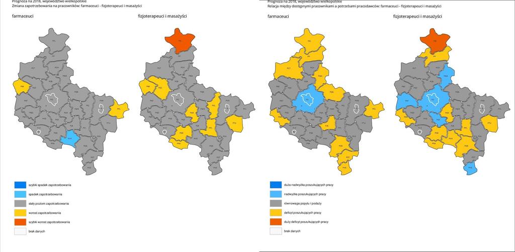 FARMACEUTA a FIZJOTERAPEUTA I MASAŻYSTA Duży deficyt poszukujących pracy w zawodzie fizjoterapeuta i masażysta notuje powiat złotowski PZL, tam też wzrost zapotrzebowania na ten fach jest najszybszy.