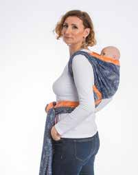 Plecak prosty Ruck Carry dla doświadczonych rodziców for advanced babywearers wiązanie