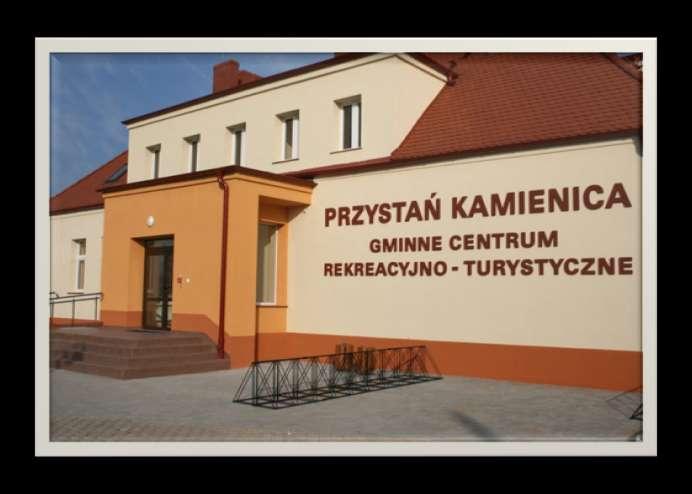 ,,Wyposażenie Centrum Rekreacyjno-Turystycznego w Kamienicy Projekt współfinansowany ze środków Europejskiego Funduszu Rolnego na rzecz Rozwoju Obszarów Wiejskich w ramach: Programu Rozwoju