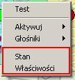 Po wybraniu opcji Stan pokaże się okno