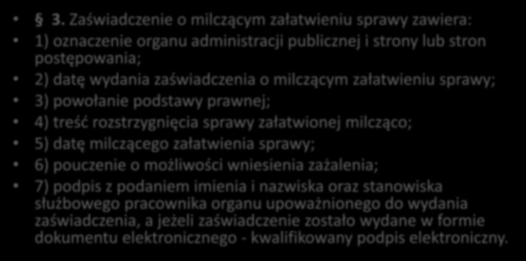 Treść zaświadczenia 3.