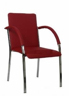 42. Krzesło biurowe 33 szt. Opis: Metalowy stelaż krzesła w kolorze czarnym.