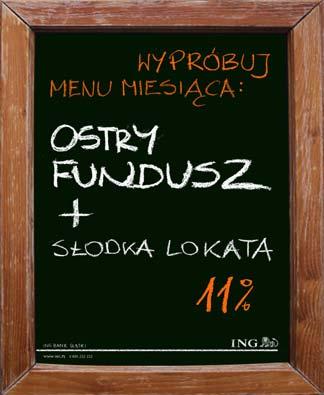 Fundusze inwestycyjne - przyrost aktywów TFI dystrybuowanych przez Grupę ING BSK o 75% r/r Bardzo dobry kwartał w sprzedaży jednostek uczestnictwa funduszy: - ponad 430 mln zł pozyskanych do funduszy