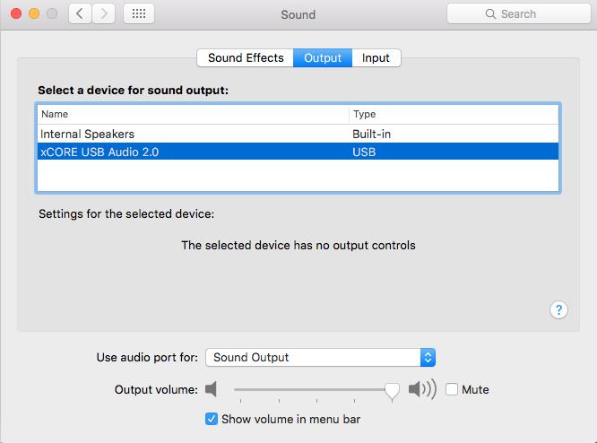 Konfiguracja w Mac OSX W przypadku systemu Mac OSX nie są potrzebne specjalne sterowniki dla późniejszych wersji niż OS 10.5.7.