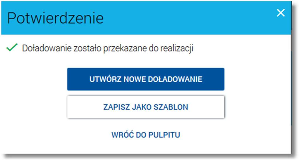 Page11 Użytkownik ma możliwość składania zleceń doładowania telefonu do koszyka przelewów.