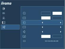 Ekstra Extra Ekstra ProLite XUB2395WSU Tak DDC/CI HDMI Ekstra Informacje Information Element regulacji Problem / Opcja Przyciski, które należy naciskać Przywróć Reset DDC/CI DDC/CI Wybór wejścia