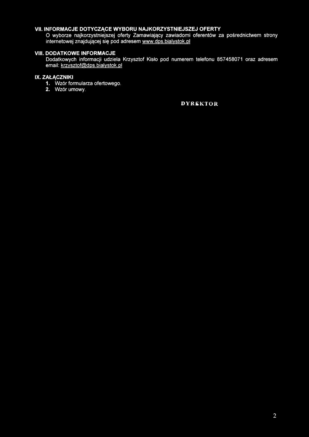 pośrednictwem strony internetowej znajdującej się pod adresem www.dps.