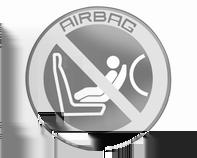Fotele, elementy bezpieczeństwa 43 kierownicy, a druga w desce rozdzielczej po stronie pasażera. Miejsca, w których je zamontowano, są oznaczone napisem AIRBAG.