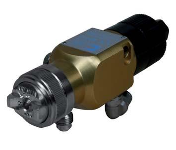 MODU OWY PISTOLET NATRYSKOWY AIRMIX AXC ZE STALI NIERDZEWNEJ Technologia Compact AIRMIX zredukowany rozmiar.
