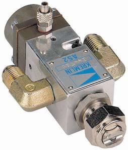 PISTOLET NATRYSKOWY AIRLESS AS 2 Bardzo ma y pistolet z mo liwo ci cyrkulacji CECHY Miniaturowy rozmiar Szeroki asortyment dysz AIRLESS Lekka konstrukcja OPIS TECHNICZNY Maksymalne ci nienie p ynu