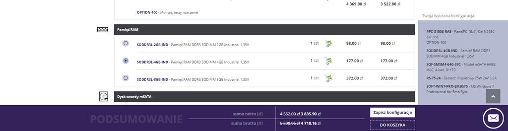 e-konfigurator komputerów elmatic.net KONFIGURATOR Zbuduj produkt idealnie pasujący do Twoich wymagań.