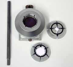 Akcesoria dodatkowe 6 Uchwyt do preparatów okrągłych Do preparatów o średnicy 6, 5 i 5 mm, z adapterem, z