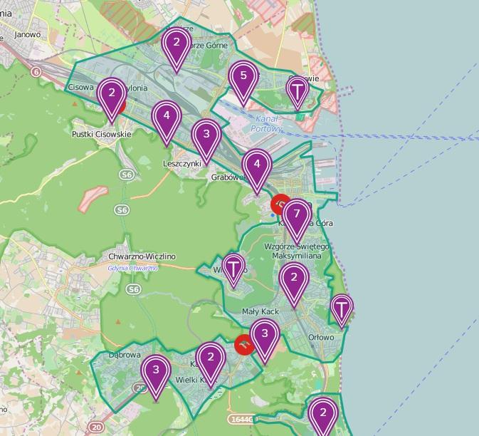 Gdzie obecnie można wypożyczyć auto w Gdyni, pokazuje poniższa mapka. Car-sharing jest odpowiedzią na ciągle zmieniające się potrzeby mieszkańców.