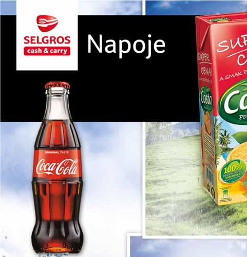 NAPOJE COCA-COLA 250 ML pakowane po 24 szt.