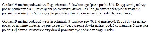 Gardasil 9 - dzieci 9-14 lat włącznie (HPV