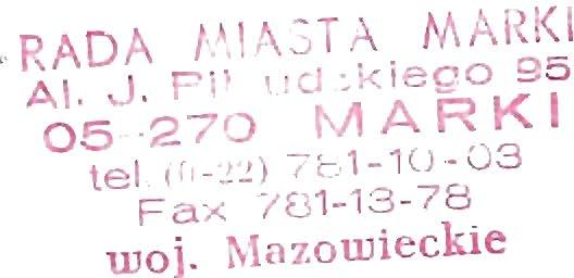 ,' RADA t I 3TA, M 11~1 A I i ' ud..:.l< leg 8 0 05 - ~2 7 0 M A R K I tel. (fl -~~) 7b1-1U - 0 3 Fax 781-13 -7 8 ui ].