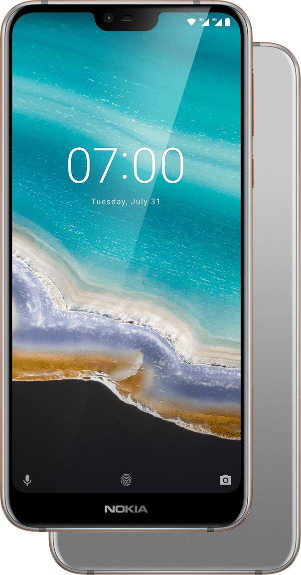 Nokia 7.1 Zalety: łączność LTE kategorii 6 - prędkość pobierania danych do 300 Mb/s; elegancki design - połączenie szkła z aluminium; 5.