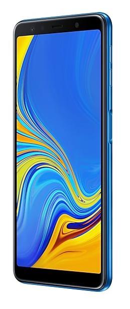 Samsung Galaxy A7 Zalety: łączność LTE kategorii 6 - prędkość pobierania danych do 300 Mb/s; dwa sloty na karty SIM; 6 - calowy wyświetlacz Infinity Super AMOLED Full HD+; system operacyjny Android 8.