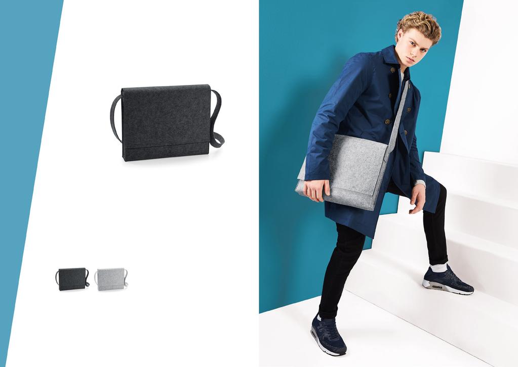 BG730 FILCOWA TORBA LISTONOSZKA 100% Filc Poliestrowy Produkt wielofunkcyjny Wewnętrzna kieszeń do wsunięcia, np.