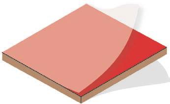 MONTAŻ Podczas planowania montażu konieczne jest uwzględnienie zmian dylatacyjnych, które mogą wystąpić w laminatach Formica Compact przy zmianach wilgotności.