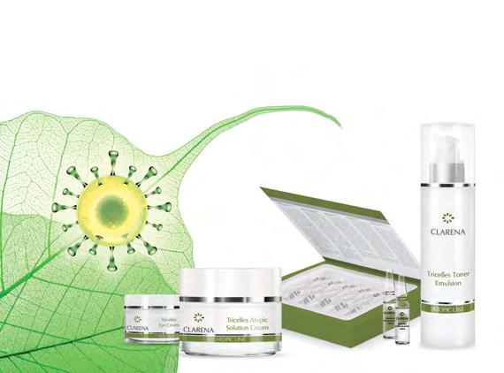 Skóra atopowa Tricelles Toner Emulsion Emulsja z rodzajami komórek macierzystych Oczyszcza, tonizuje, nawilża cerę oraz nie powoduje podrażnień. Olej ze słodkich migdałów łagodzi zaczerwienienia.