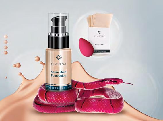 Każdy rodzaj skóry Snake Fluid Foundation Ujędrniający fluid z jadem węża dla każdej cery Innowacyjna formuła w.
