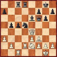 59.Gambit hetmański [D60] Lounis (Algieria) 2000 Koskela (Finlandia) 2105 1.d4 Sf6 2.c4 e6 3.Sc3 d5 4.Gg5 Sbd7 5.Sf3 Ge7 6.e3 c6 7.Gd3 0-0 8.0-0 dc4 9.Gc4 Sd5 10.Ge7 He7 11.
