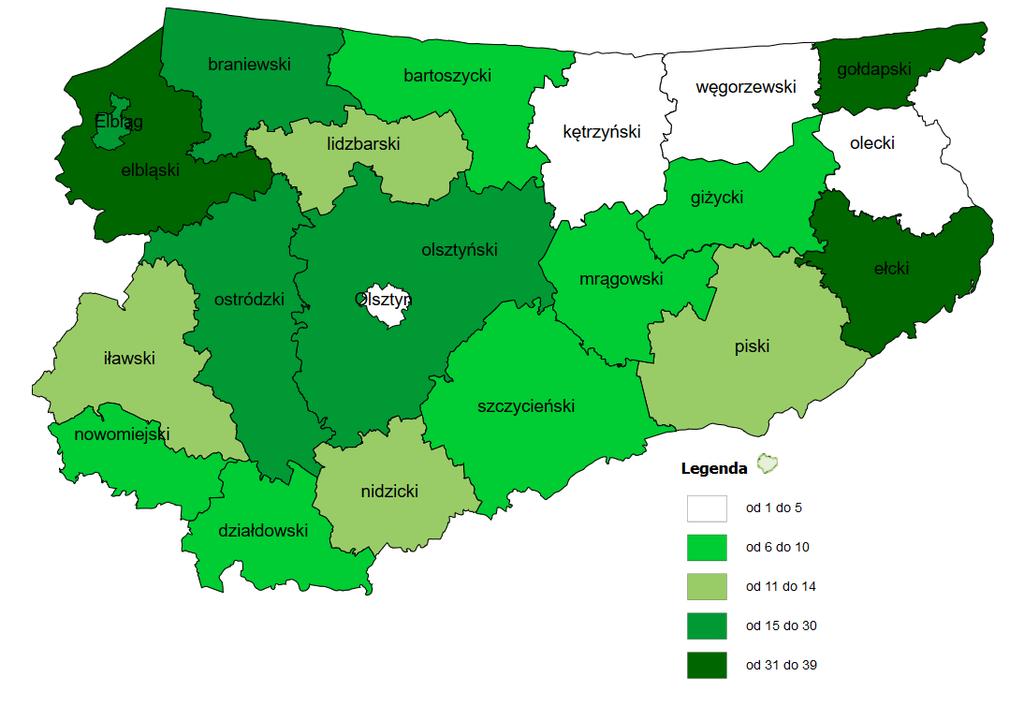 Liczba Niebieskich Kart-A wypełnionych w okresie od 01.01.2016 r.