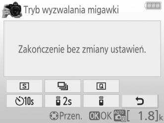 Czynność Użyj Opis Naciśnij 4, aby powrócić do poprzedniego ekranu.